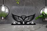 M&C Concept Angel 5'li Metal Mumluk - Siyah