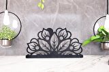 M&C Concept Flower 5'li Metal Mumluk - Siyah