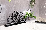 M&C Concept Flower 5'li Metal Mumluk - Siyah