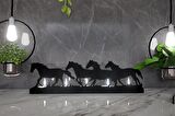 M&C Concept Horse 5'li Metal Mumluk - Siyah