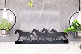 M&C Concept Horse 5'li Metal Mumluk - Siyah