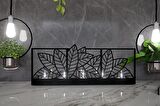 M&C Concept Yaprak 5'li Metal Mumluk - Siyah