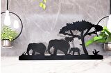 M&C Concept Safari Model - 3 5'li Metal Mumluk - Siyah