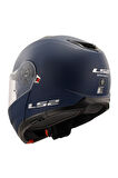 STROBE 2 MAT NAVY MAVİ MOTOSİKLET KASKI