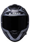 Storm 2 Faster Mat Tıtanıum Kapalı Motosiklet Kaskı Siyah Camlı
