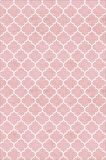 Pembe Fas Desen Dokuma Leke Tutmaz Masa Örtüsü MSO149