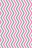 Pembe Zigzag Desenli Dokuma Leke Tutmaz Masa Örtüsü MSO304