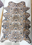 Acassia Home Baskılı Kaymaz Deri Taban Leopar Post (160x200)