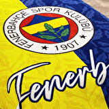 Taç Taraftar Lisanslı Tek Kişilik Battaniye (160x220)-FENERBAHÇE KLASİK