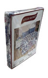 Jolly Home %100 Pamuk Doğal Çift Kişilik Pike 200x230 (Tek Pike)-Yaprak Füme