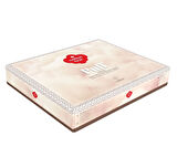 Cotton Box Puff Nakışlı Çift Kişilik Nevresim Takımı-Bellini Pembe