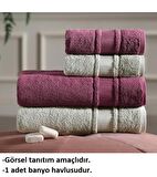 Özdilek Colourist %100 Pamuk Banyo Havlusu (90x150)-Gri