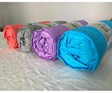 Özlü Fitted Lastikli Çift Kişilik Çarşaf Seti (160x200)-Pudra