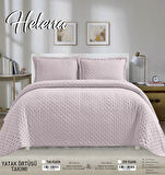 Helena Soft Touch Çift Kişilik Yatak Örtüsü Takımı (240x260)-Lila