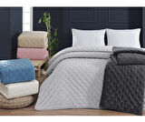 Aksu Soft Vienna Çift Kişilik Yatak Örtüsü Seti (220x240)-Kemik