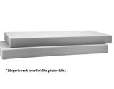 Mandaş Süngerli 3 Kişilik Salıncak Minder Seti (Pamuklu Kumaş)-Gri
