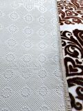 Büyük Boy 75x140cm, Mihraplı, Yumuşak Dokulu Seccade-Kahve Krem