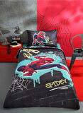 Özdilek Lisanslı Fitted Çarşaflı Tek Kişilik Çocuk Nevresim Takımı-Spiderman Street Gri