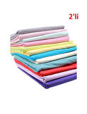 2 Adet 50x130 Karı Koca Yastık Kılıfı, Uzun Yastık Kılıfı (50x130)-Karışık Renkli
