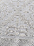 Pamuklu Bukle Lüks Kilim, Yolluk (80x300)-Krem