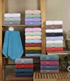 Hobby 1 Adet Colorful El-Yüz Havlusu (50x100)-Su Yeşili