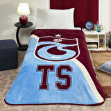 Taç Taraftar Lisanslı Tek Kişilik Battaniye (160x220)-TRABZONSPOR LOGO