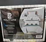 Polo Life Taraftar Yıldız Tek Kişilik Battaniye (160x220)-BJK SİYAH BEYAZ