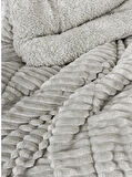 Cotton Box Wave Çift Kişilik Yorgan gri 195x215 cm