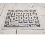 Pamuklu Bukle Lüks Kilim (40x60)-Luma Kreme Gri