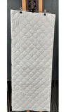 Ogi Home Pamuklu Çok Amaçlı Desenli Tek Kişilik Pike, Yatak Ört (160x230) - Gri-Beyaz