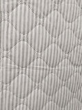 Ogi Home Pamuklu Çok Amaçlı Desenli Tek Kişilik Pike, Yatak Ört (160x230) - Gri-Beyaz
