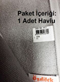 Özdilek 1 Adet Kdf Pamuk El-Yüz Havlusu (50x90)-Jalen Gri