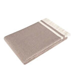 Alinda Pamuklu Maxi Boy Kolları Kapatan Kaymaz Terletmez Koltuk Örtüsü (170x300) - Kahverengi