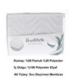 Özdilek Kapitoneli Fitted Pamuklu Sıvı Geçirmez Battal Çift Kişilik Alez (180x200+30)