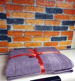 Özdilek Svv Border Kalın ve Süper Emici Yeni Seri Banyo Havlusu (76x147) - Orchid (Orkide Lilası)