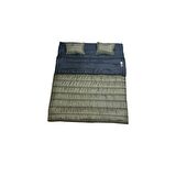 MASİV-18 350 GR ELYAF DOGULU YASTIKLIÇİFT KİŞİLİK ÇİFT FERMUARLI UYKU TULUMU HAKİ