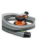 Mil-tech MT-02 Havalı Orbital Zımpara Makinesi 6''/150mm Vakumlu -Toz Torbalı - Hortumlu- Profeyonel