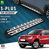 S-Dizayn Mitsubishi L200 4 S-Plus Gri Yan Basamak 193 Cm 2006-2015 A+ Kalite