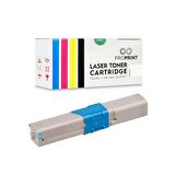 Proprint Oki C301 44973543 Mavi Muadil Toner 1500 Sayfa MC332Dn