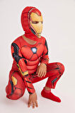 4-6 Yaş /Disney-Marvel ORJİNAL LİSANSLI KASLI IRONMAN KOSTÜM / Demir Adam Çocuk Parti Kıyafeti