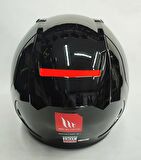 Mt Kask Mt Revenge 2 Solıd A11 Gloss Black Şeffaf Vizörlü L