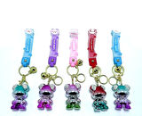 Taşlı Ayıcık Silikon Anahtarlık Alk1703