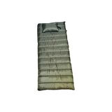 MİT - 23 350 GR ELYAF+200 GR PELUŞ POLARLI YASTIKLI BATTANİYE TİPİ UYKU TULUMU HAKİ