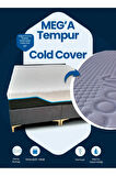 Meg'a Tempur Cold Cover Yatak Pedi&şiltesi Fermuarlı Yıkanabilir Yatak Kılıfı