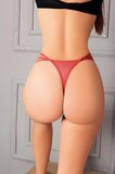 Kiremit Kelebek Desen Tanga String