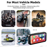 XYauto motosiklet navigasyon carplay androidauto ön arka çift kamera kayıt dvr
