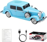 Marsilyan Retro Araba Taşınabilir Hoparlör Altın USB - Aux 3D Surround Ses Özellikli Işıklı