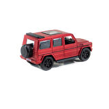 Metal Mercedes G63 Çek Bırak Model Araba Kırmızı Işıklı 12 Cm