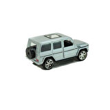 Metal Mercedes G63 Çek Bırak Model Araba Gri 12 Cm