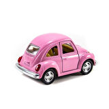 Metal Vosvos Araba Pembe Sevimli Vosvos Çek Bırak 10 Cm